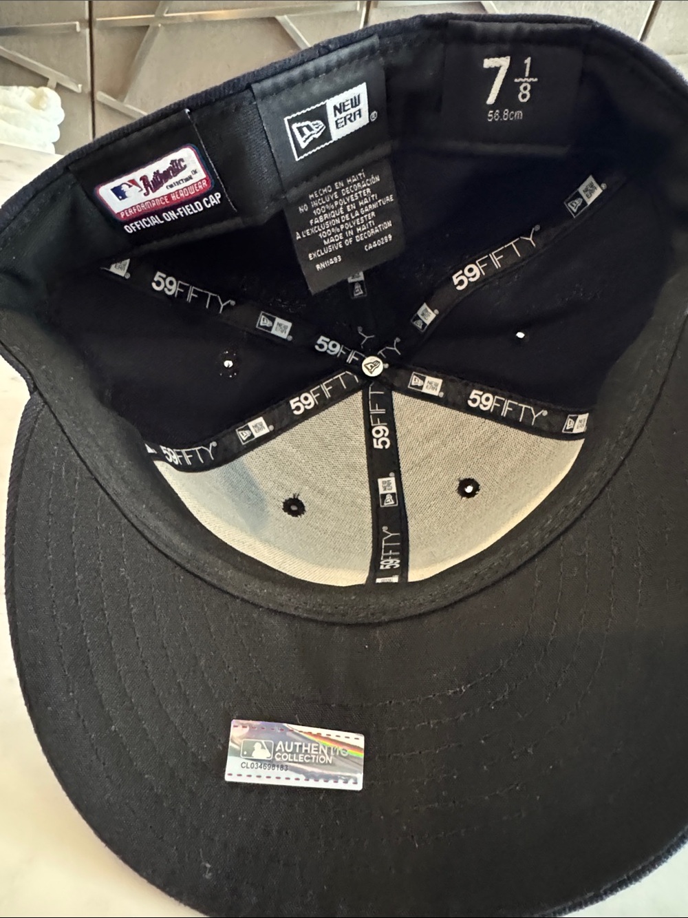 Cap on Table - Picture 3 of 4